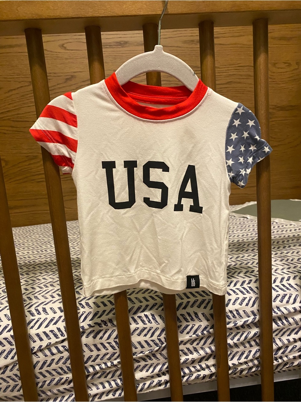 Forever French - Kids USA Graphic Tee - Red, White & Blue